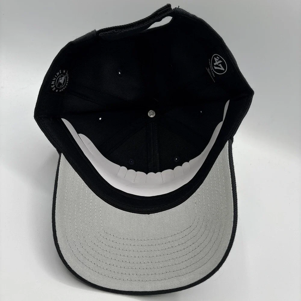 Tampa Bay Rays 47 Brand Hat MVP One Size Adjustable Cap Black MLB Baseball NEW